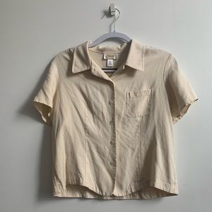 Talbots short sleeve button up